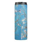 Amandelbloesems Blauw Vincent van Gogh Kunst Monog Thermosbeker (Achterkant)