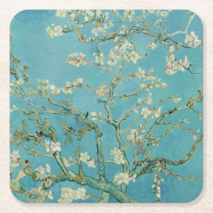 Amandelbloesems door Vincent Van Gogh Fijne Kunst Kartonnen Onderzetters