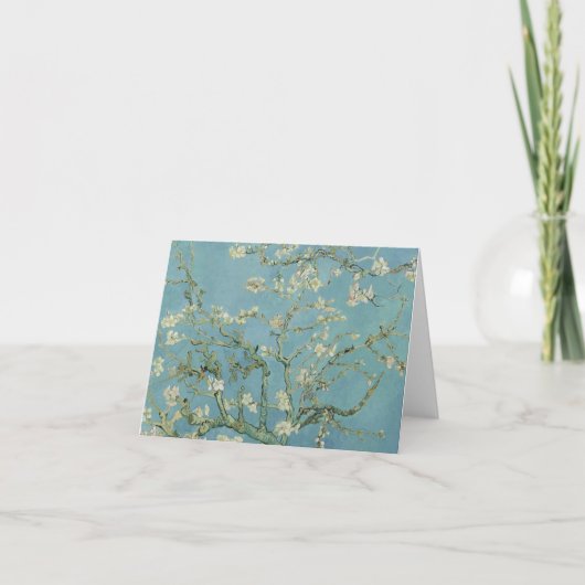 Amandelbloesems schilderij van Van Gogh Bedankkaart (Voorkant)