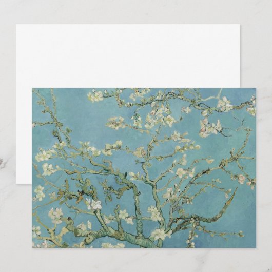 Amandelbloesems schilderij van Van Gogh Bedankkaart (Voorkant / Achterkant)