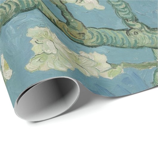 Amandelbloesems schilderij van Van Gogh Cadeaupapier (Rol Hoek)