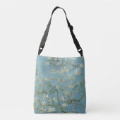 Amandelbloesems schilderij van Van Gogh Crossbody Tas (Achterkant)
