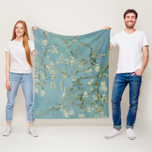 Amandelbloesems schilderij van Van Gogh Fleece Deken