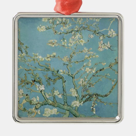 Amandelbloesems schilderij van Van Gogh Metalen Ornament (Voorkant)