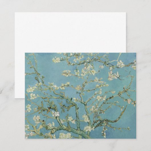 Amandelbloesems schilderij van Van Gogh Notitiekaartje (Voorkant / Achterkant)