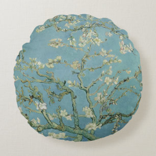 Amandelbloesems schilderij van Van Gogh Rond Kussen