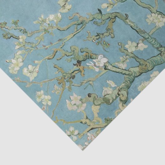 Amandelbloesems schilderij van Van Gogh Tissuepapier (Detail)