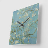Amandelbloesems schilderij van Van Gogh Vierkante Klok (Hoek)