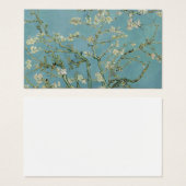 Amandelbloesems schilderij van Van Gogh Visitekaartje (Voorkant /achterkant)