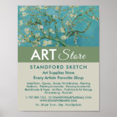 amandelbloesems van Gogh, kunstwinkel Poster