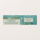 amandelbloesems van Gogh, kunstwinkel Visitekaartje (Buitenkant ongevouwen)