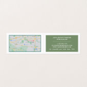 amandelbloesems van Gogh, kunstwinkel Visitekaartje (Binnenkant ongevouwen)