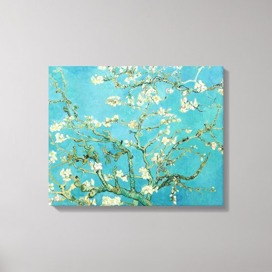 Amandelbloesems | Vincent van Gogh Canvas Afdruk (Voorkant)