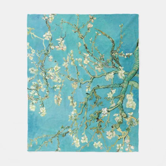 Amandelbloesems | Vincent van Gogh Fleece Deken (Voorkant)
