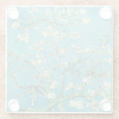 Amandelbloesems | Vincent van Gogh Glazen Onderzetter (Achterkant)