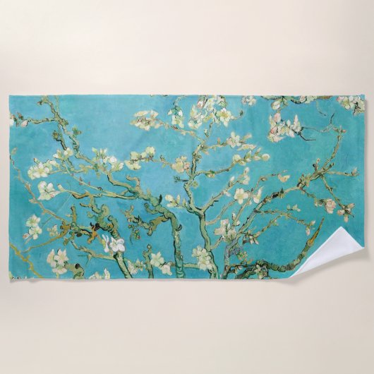 Amandelbloesems | Vincent van Gogh Strandlaken (Voorkant)