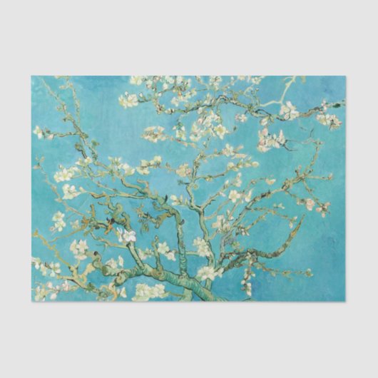Amandelbloesems | Vincent van Gogh Tissuepapier (Voorkant)