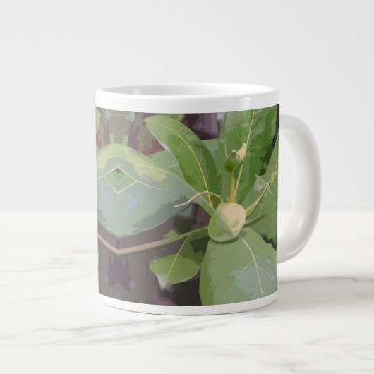 Amandelboom Close-up Grote Koffiekop (Voorkant rechts)