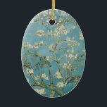Amandelboom in bloesems door Vincent Van Gogh Keramisch Ornament<br><div class="desc">Bijkantoren van een amandelboom in bloesems door Vincent Van Gogh  kunst op moderne producten uit Zazilicious</div>