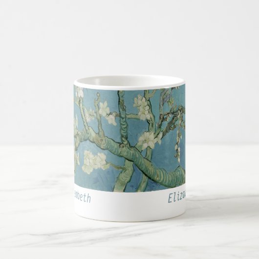 Amandelboom in bloesems door Vincent Van Gogh Koffiemok (Center)