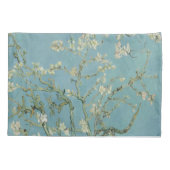 Amandelboom in bloesems door Vincent Van Gogh Kussensloop (Achterkant)