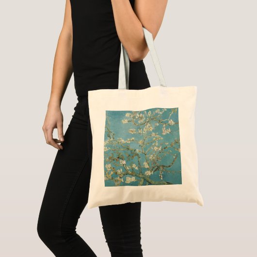Amandelboom in bloesems door Vincent Van Gogh Tote Bag (Voorkant (product))