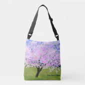 Amandelboom in Bloom Crossbody Tas (Voorkant)