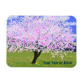 Amandelboom in Bloom Magneet (Horizontaal)