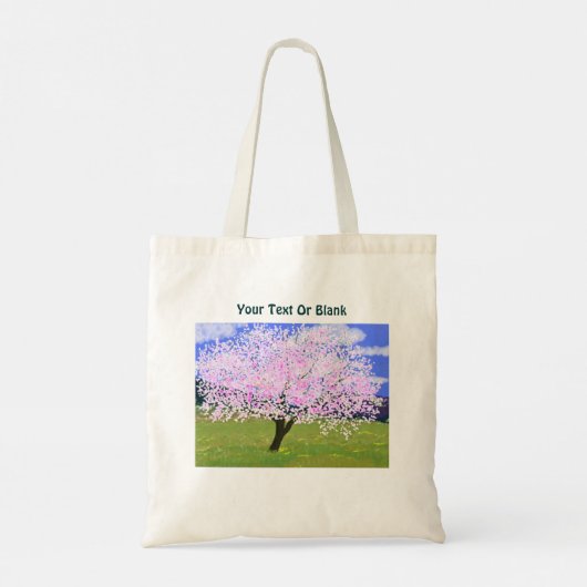 Amandelboom in Bloom Tote Bag (Achterkant)