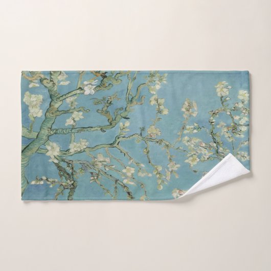 Amandelboom in Blossom Vincent Van Gogh Bad Handdoek (Handdoek)