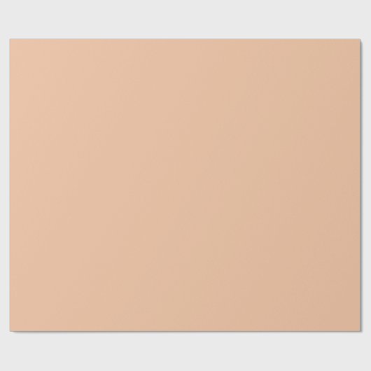 Amandelcrème effen kleur effen beige cadeaupapier (Vlak)