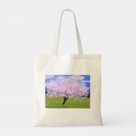 Amandelen in Bloom Tote Bag (Achterkant)