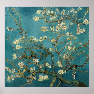 Amandelfilialen in Bloom Poster