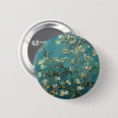 Amandelfilialen in Bloom Ronde Button 5,7 Cm (Voorkant /achterkant)