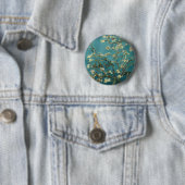 Amandelfilialen in Bloom Ronde Button 5,7 Cm (In situ)