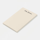 Amandelkleur Eenvoudig Elegant Professioneel Minim Post-it® Notes (Schuin)