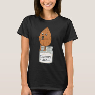 Amandelmelk Veganistisch Vegetarisch Dierenrechten T-shirt
