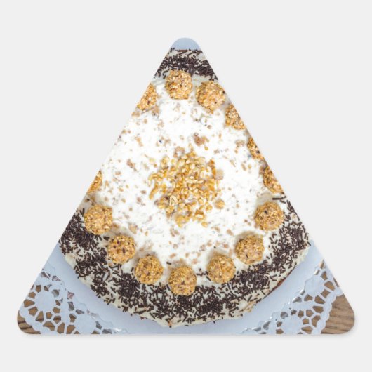 Amandelmoencake op bijthout sticker (Voorkant)