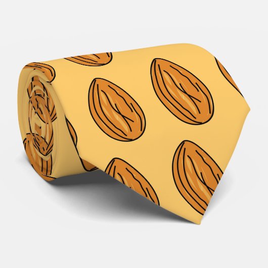 amandelmond stropdas (Opgerold)