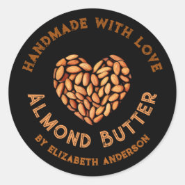 Amandelproduct Ronde Sticker