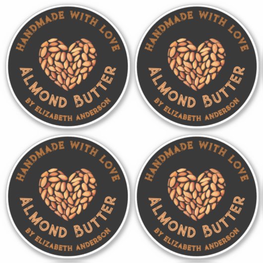 Amandelproduct Sticker (Voorkant)
