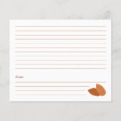 Amandelrecept Vrijgezellenfeest Kaart (Achterkant)