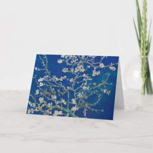 Amandeltakken in bloei (Indigo) Van Gogh Kaart