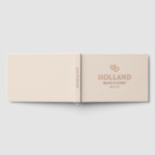 Amandelvergrendelde harten romantische bruiloft gastenboek (Volledig)