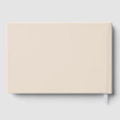 Amandelvergrendelde harten romantische bruiloft gastenboek (Achterkant)