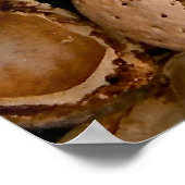 Amandschelpen zonder gekraakte schalen poster (Hoek)