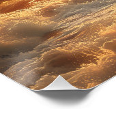 Amanecer Cósmico en el Mar Perfect Poster (Hoek)