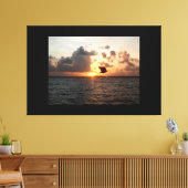 Amanecer en la bahia  canvas afdruk (Insitu (Woonkamer))