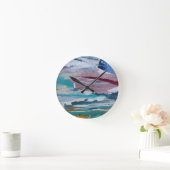 Amanecer rosado  Monticelli Art Ronde Klok (Huis)