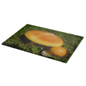 Amanita Caesarea Mushroom Glass Choping Board Snijplank (Hoek)